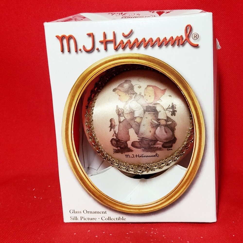 MJ Hummel 2006 Hansel & Gretel Have The Sun In Your Heart Glass Silk Bulb Christ